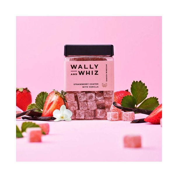 Wally and Whiz Jordb�r med Vanilje, 240g.  Sommer variant