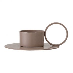 Bloomingville - Wazi Fyrfadsstage  Brun, Metal