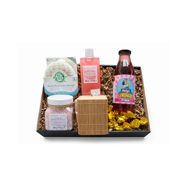 Gavekurv med wellness, lemonade og s�dt