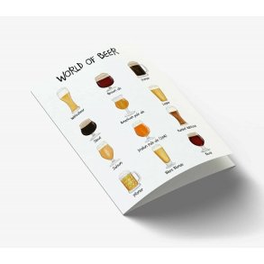  Mouse & Pen - World of Beer -  lille  A7 Kort