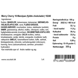 Xocolatl -  Merry cherry 5 marzipan 45g