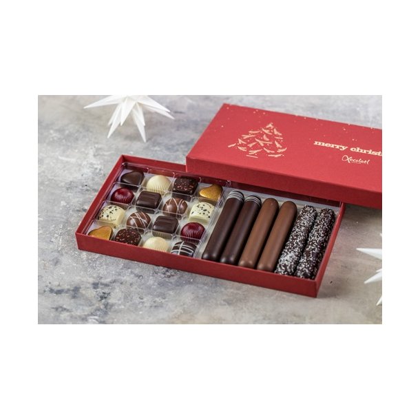 Xocolatl - Merry cherry 16 marzipan, 355g. 
