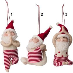 Ib Laursen Yoga-nisse til ophng 3 varianter (1 stk)