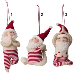 Ib Laursen Yoga-nisse til ophng 3 varianter (1 stk)