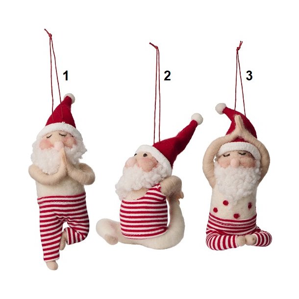 Ib Laursen Yoga-nisse til ophng 3 varianter (1 stk)