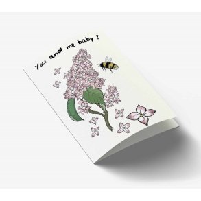 Mouse & Pen - You and Me Baby -  lille  A7 Kort