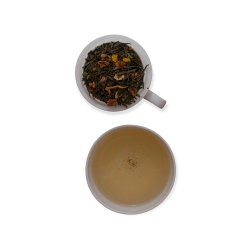 Carstensens Tehandel -Gr�n �ble og kv�de te - 100g.  