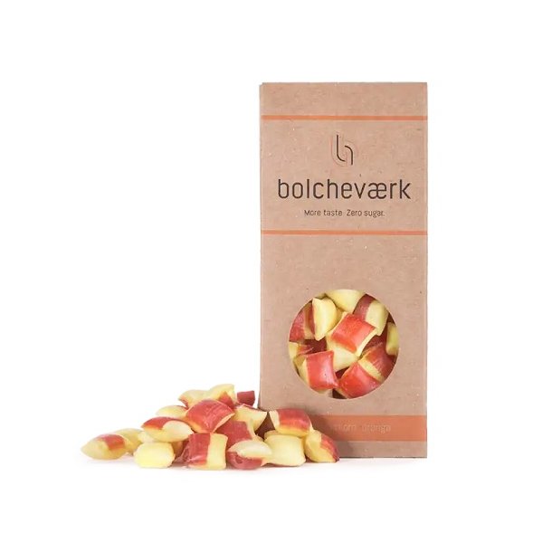 BOLCHEVRK - Havtorn &amp; Appelsin  Sukkerfri bolcher 100g. 