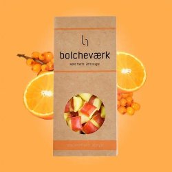 BOLCHEVRK - Havtorn &amp; Appelsin  Sukkerfri bolcher 100g. 