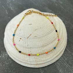 Manar's Krea armbnd med multiperler