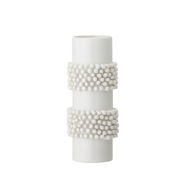 Bloomingville Barrit Vase, Hvid, Stentj