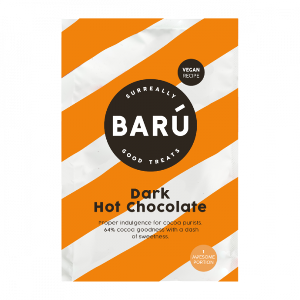 Bar Dark Hot Chocolate Powder Sachets 20g