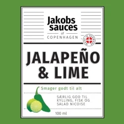 Jakobs Sauces Jalapenos &amp; Lime, 100ml., BB 2/12/2025