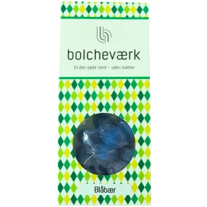 BOLCHEV�RK - Bl�b�r � Sukkerfri bolcher 100g. 