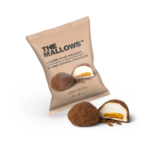 The Mallows - Caramel Filled, Double Caramel Choc, flowpack