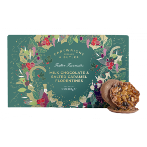 Cartwright & Butler  Dark chocolate and Orange Florentines 100g