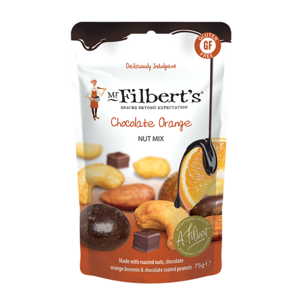 Filbert Choco Orange Nut Mix, 75 gr