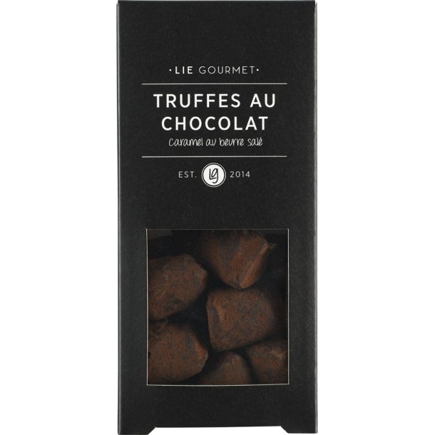 Lie Gourmet Chokolade Trfler med saltet karamel crunch, 110g. 