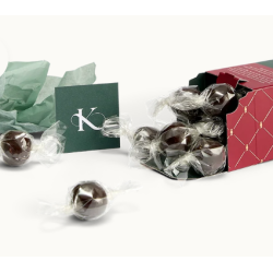 Karamel Kompagniet, Julekarameller med m�rk chokoladeovertr�k - 109g