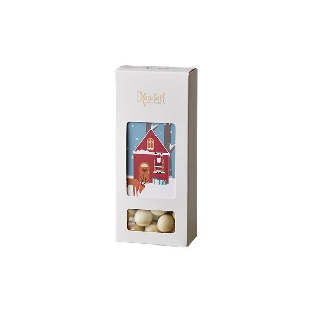 Xocolatl - Christmas city hasselnd med chokolade og pebernd overtrk - ca. 90g