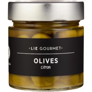 Lie Gourmet - Oliven m. citron, 130g. 