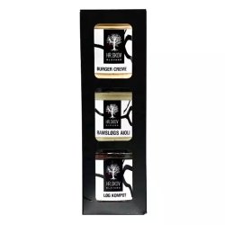 Hr. Skov Deluxe Burger Kit  smagfuld forklelse til burgeraftenen, 410g. 