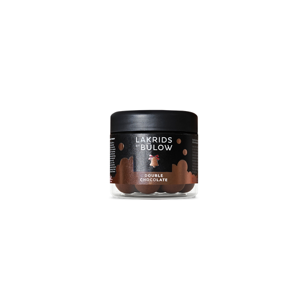 Lakrids by B�low - Double Chocolate - Small 115g  Bedst f�r 18 juni