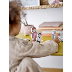 Bloomingville Mini - Wilton Legetj familie, Brun, MDF