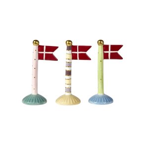 Speedtsberg flag 3 ass, 1 stk. - 14 cm - keramik 