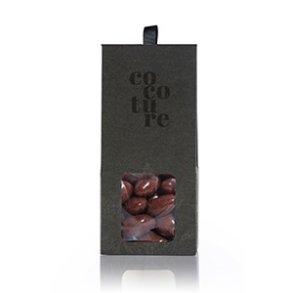 Cocoture- 95-100g Fl�dechokolade mandel I sort cocoture drag�box Bedst f�r 3 marts