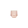 Speedtsberg Fyrfadsstage glas D8x8cm, rosa