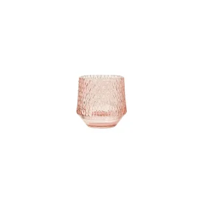 Speedtsberg Fyrfadsstage glas D8x8cm, rosa