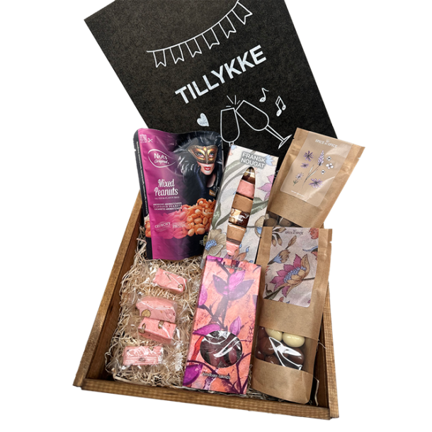 Spice By Spice - Gave-tr�kasse - TILLYKKE - Den s�de