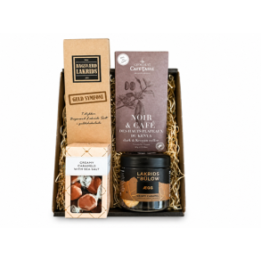 Gave�ske med chokolade, lakrids og karamel