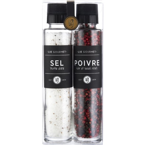 Lie Gourmet - Trffel Salt og Peber kvrn i gaveske 265g/ 100g)