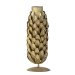 Bloomingville - Geraldine Lysestage, Brass, Metal - stor 13,5 cm