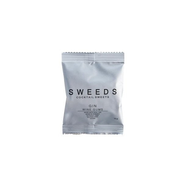 Sweeds vingummi - SWEEDS FLOWPACK - GIN 15g