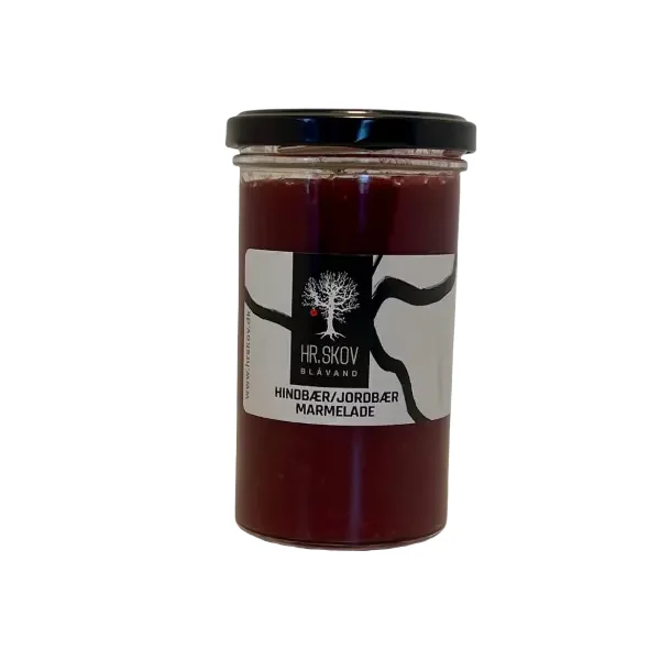 Hr. Skov - Hindb�r og Jordb�r marmelade - 290g