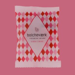 BOLCHEVRK - Hindbr og lakrids - sukkerfrie bolcher flowpack 12g  