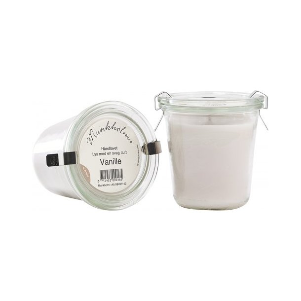 Munkholm hndlavet duftlys med vanilje