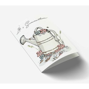 Mouse & Pen -  Its Summertime flowers lille A7 kort