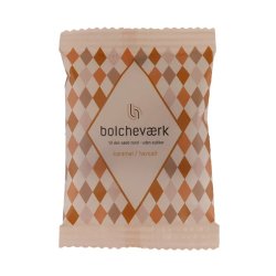 BOLCHEVRK - Fldekaramel &amp; Havsalt  Sukkerfri bolcher flowpack 12g.  