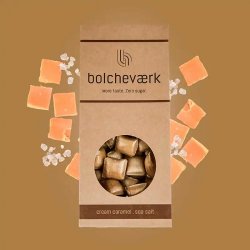BOLCHEV�RK - Fl�dekaramel &amp; Havsalt � Sukkerfri bolcher 100g. 