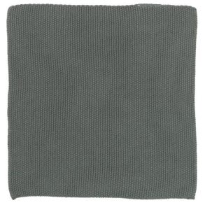 Ib Laursen Karklud Mynte strikket mosgrn 25x25 cm.