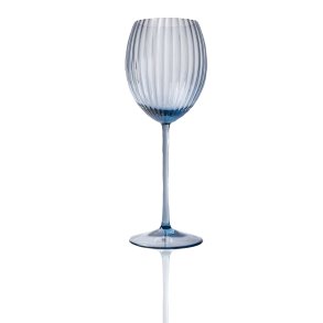 Anna von Lipa Lyon hvidvinsglas - Blue Smoke, 1 stk. 