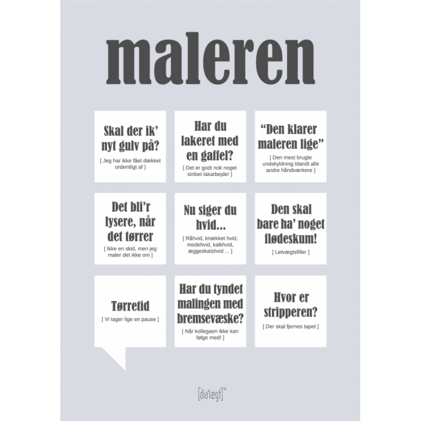 Maleren - postkort A5