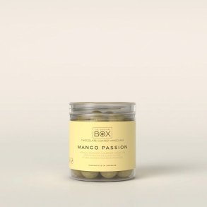 Box The Original - mango passion vingummi med hvid chokolade - 115g