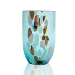 Anna von Lipa Marble/Marmor tumbler glas - Amalfi Blue