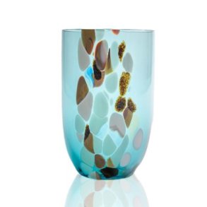 Anna von Lipa Marble/Marmor tumbler glas - Amalfi Blue