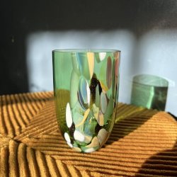 Anna von Lipa Marble/Marmor Tumbler Glas - Pine Green